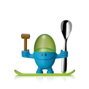 WMF Egg cup set McEgg with spoon, blue 2-piece
