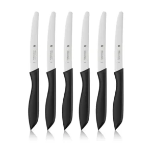 WMF 6-piece knife set, black